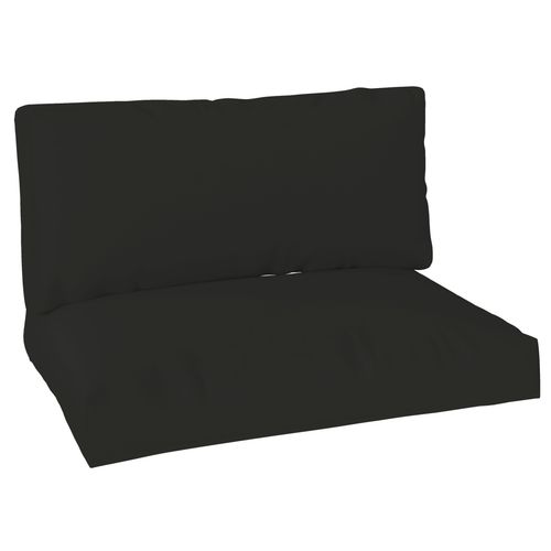 Premium Black Cushion Set - Comfort & Durability for Relaxing Seating