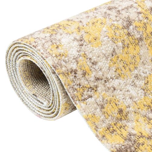 vidaXL Outdoor Rug Flatweave 80x150 cm Yellow