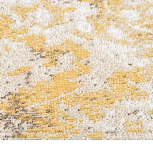 vidaXL Outdoor Rug Flatweave 80x150 cm Yellow
