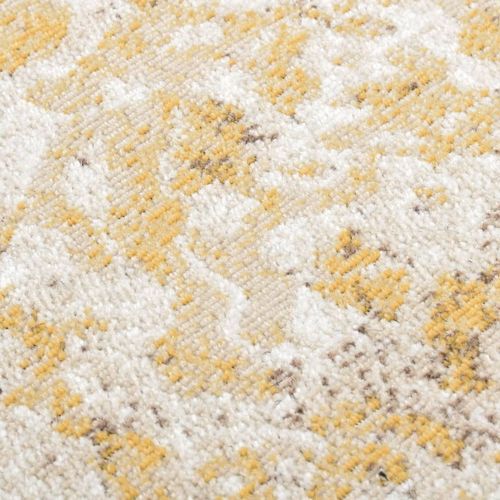 vidaXL Outdoor Rug Flatweave 80x150 cm Yellow