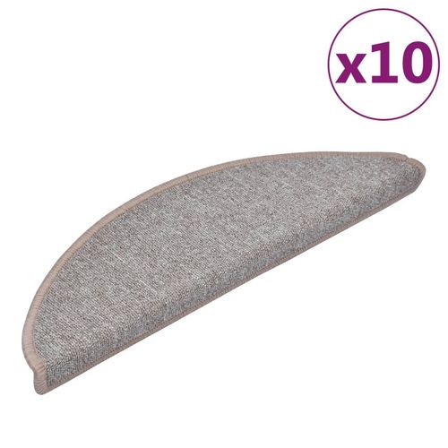 vidaXL Carpet Stair Treads 15 pcs Dark Green 56x17x3 cm