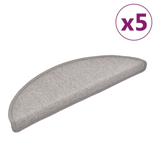 vidaXL Carpet Stair Treads 15 pcs Dark Green 56x17x3 cm