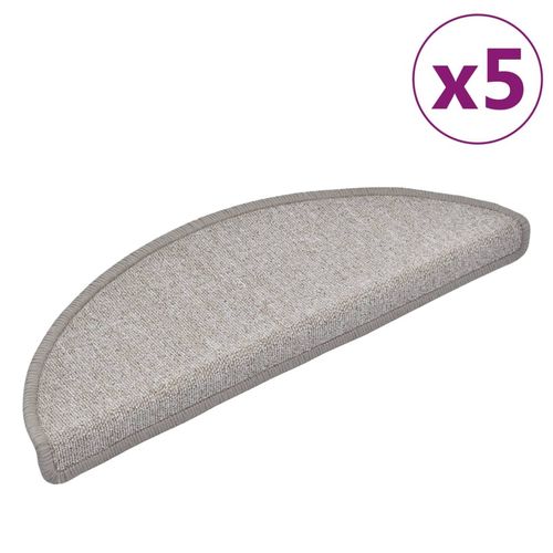 vidaXL Carpet Stair Treads 15 pcs Dark Green 56x17x3 cm