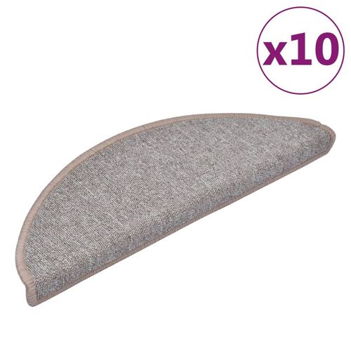 vidaXL Carpet Stair Treads 15 pcs Dark Green 56x17x3 cm