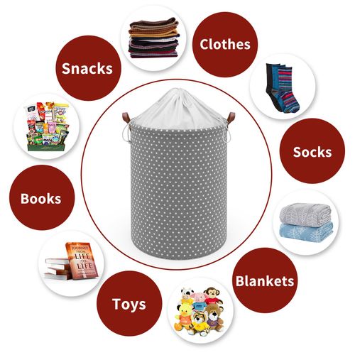 VINSANI DRAWSTRING LAUNDRY BASKET