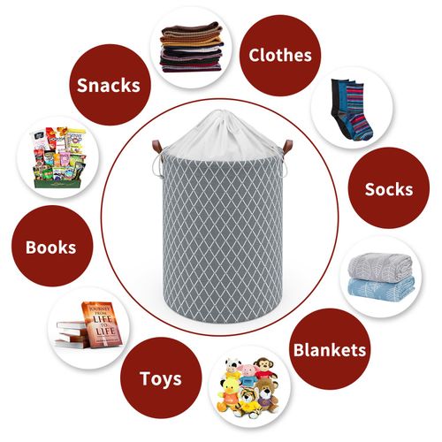 VINSANI DRAWSTRING LAUNDRY BASKET