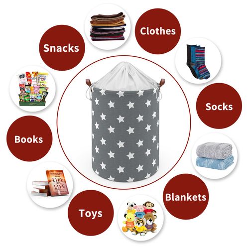 VINSANI DRAWSTRING LAUNDRY BASKET
