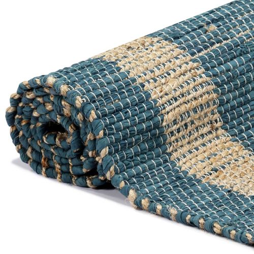 vidaXL Handmade Rug Jute Yellow 80x160 cm