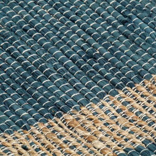 vidaXL Handmade Rug Jute Yellow 80x160 cm