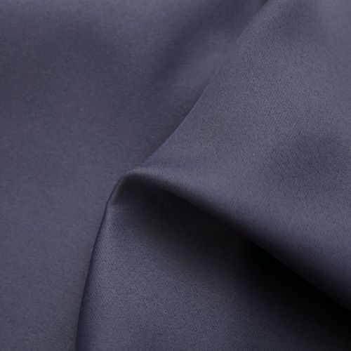 vidaXL Blackout Curtain with Metal Rings Black 290x245 cm