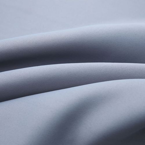vidaXL Blackout Curtain with Metal Rings Black 290x245 cm