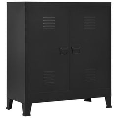 vidaXL Industrial Storage Chest White Steel