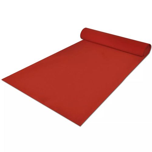 vidaXL Red Carpet 1 x 5 m Extra Heavy 400 g/m2
