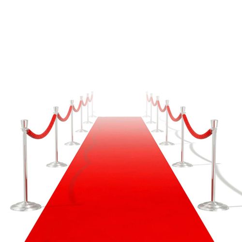 vidaXL Red Carpet 1 x 5 m Extra Heavy 400 g/m2 - 1 x 20 m