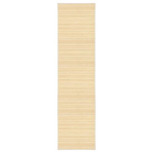 vidaXL Rug Bamboo 80x200 cm Natural - light brown / 80 x 300 cm
