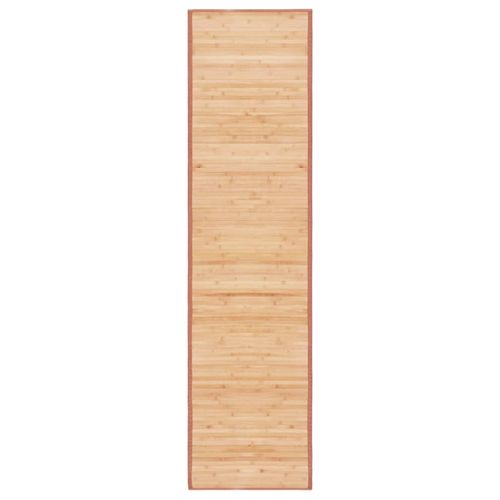 vidaXL Rug Bamboo 80x200 cm Natural
