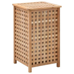 vidaXL Laundry Chest 77.5x37.5x46.5 cm Solid Walnut Wood - 39 x 39 x 65 cm