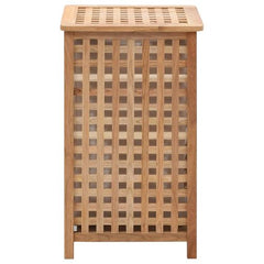 vidaXL Laundry Chest 77.5x37.5x46.5 cm Solid Walnut Wood