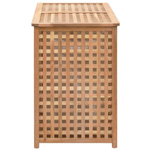 vidaXL Laundry Chest 77.5x37.5x46.5 cm Solid Walnut Wood
