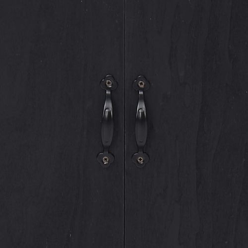 vidaXL Side Cabinet Grey 60x30x75 cm Paulownia Wood