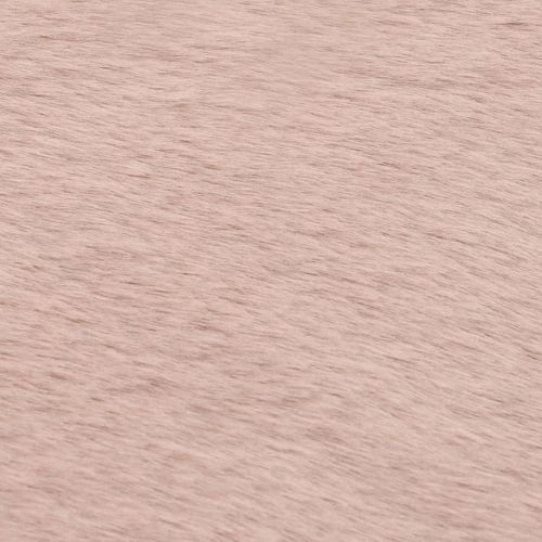 vidaXL Rug Faux Rabbit Pelt 180x270 cm Old Pink