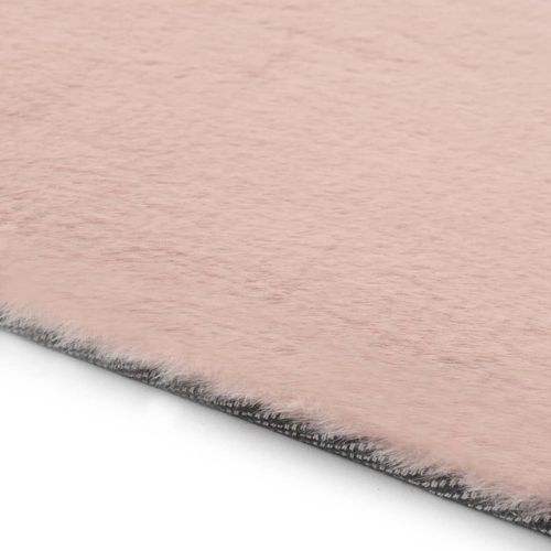 vidaXL Rug Faux Rabbit Pelt 180x270 cm Old Pink