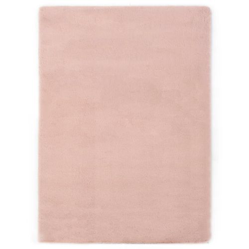 vidaXL Rug Faux Rabbit Pelt 180x270 cm Old Pink - old pink / 140 x 200 cm