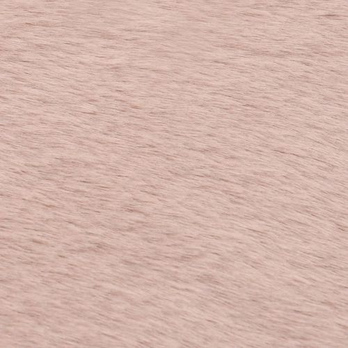 vidaXL Rug Faux Rabbit Pelt 180x270 cm Old Pink
