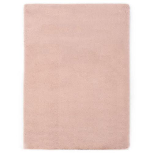 vidaXL Rug Faux Rabbit Pelt 180x270 cm Old Pink