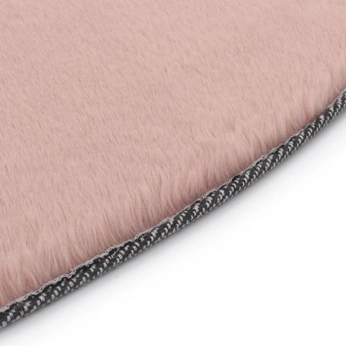 vidaXL Rug Faux Rabbit Pelt 180x270 cm Old Pink