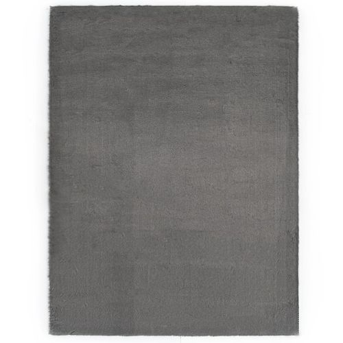 vidaXL Rug Faux Rabbit Pelt 180x270 cm Old Pink - dark grey / 160 x 230 cm