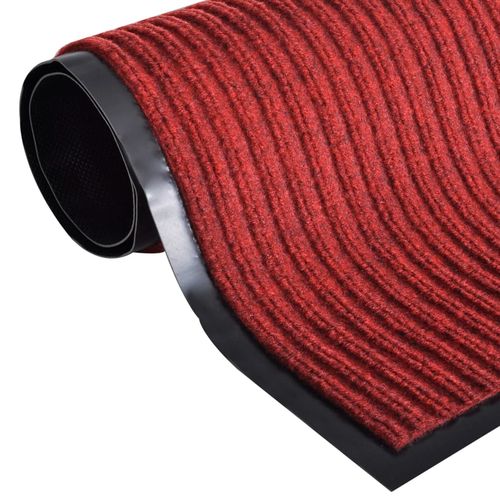 vidaXL Door Mat Black 117x220 cm PVC