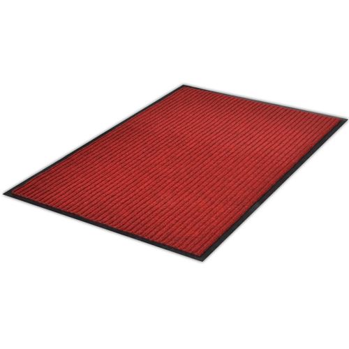 vidaXL Door Mat Black 117x220 cm PVC