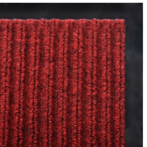 vidaXL Door Mat Black 117x220 cm PVC