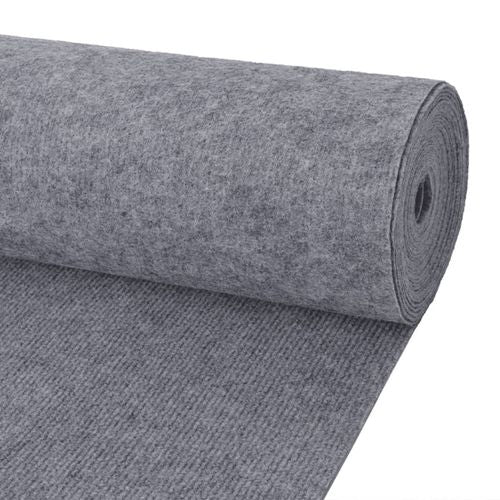 vidaXL Exhibition Carpet Rib 1.2x10 m Anthracite - grey / 1.2 x 10 m