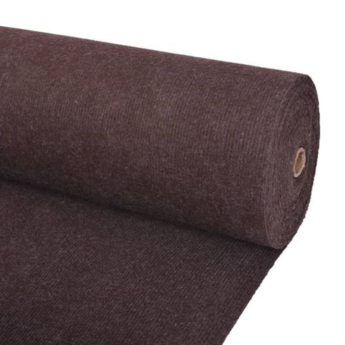 vidaXL Exhibition Carpet Rib 1.2x10 m Anthracite - brown / 1.2 x 10 m