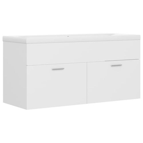 Sink Cabinet with Built-in Basin Chipboard 41x38.5cm to 100x38.5cm