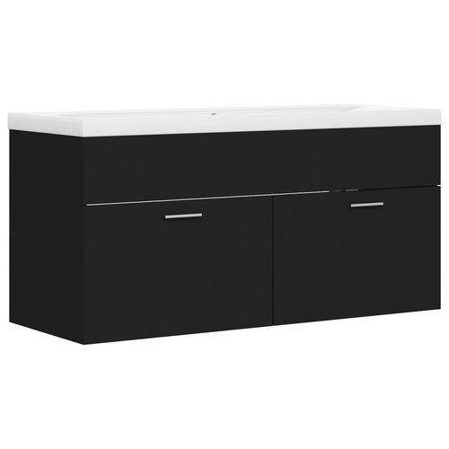 Sink Cabinet with Built-in Basin Chipboard 41x38.5cm to 100x38.5cm