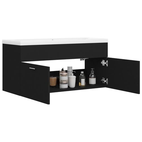 Sink Cabinet with Built-in Basin Chipboard 41x38.5cm to 100x38.5cm