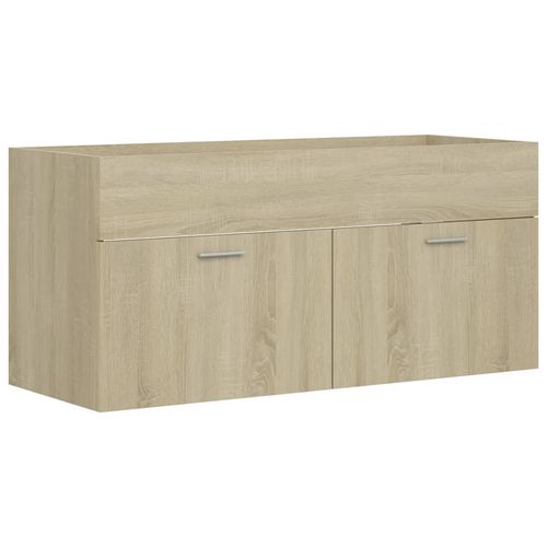 Sink Cabinet with Built-in Basin Chipboard 41x38.5cm to 100x38.5cm