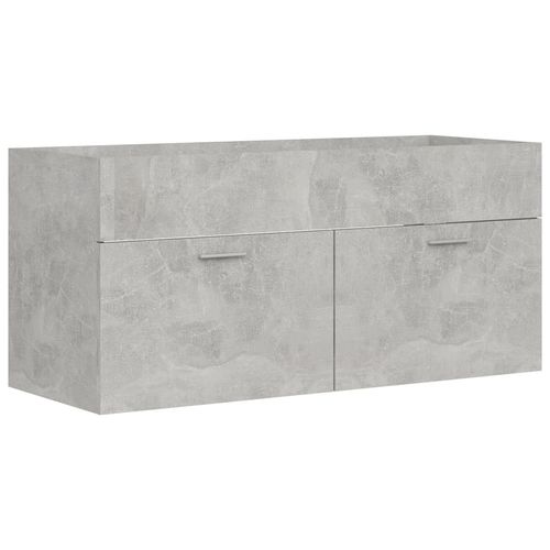 Sink Cabinet with Built-in Basin Chipboard 41x38.5cm to 100x38.5cm