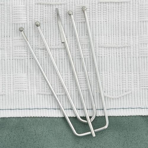 vidaXL Linen-Look Blackout Curtains with Hooks Black 290x245 cm