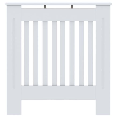 vidaXL MDF Radiator Cover White 205 cm