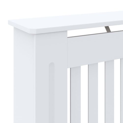 vidaXL MDF Radiator Cover White 205 cm