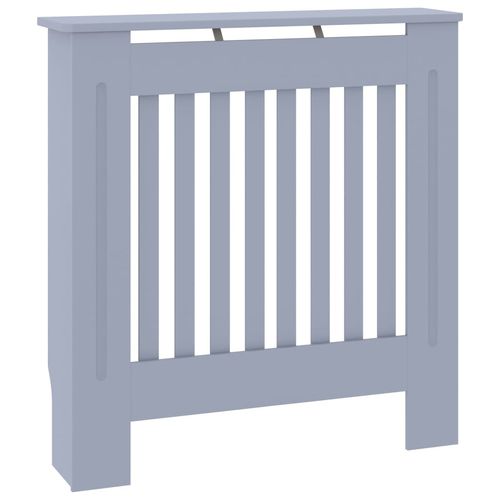 vidaXL MDF Radiator Cover White 205 cm