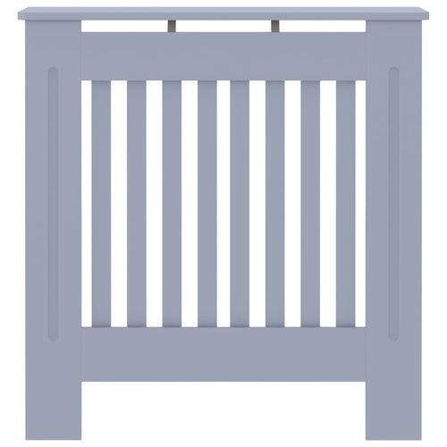 vidaXL MDF Radiator Cover White 205 cm