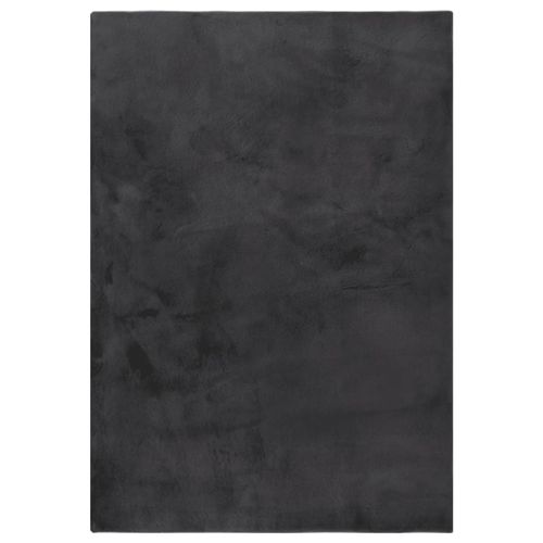 vidaXL Rug Faux Rabbit Pelt 180x270 cm Old Pink - anthracite / 200 x 300 cm
