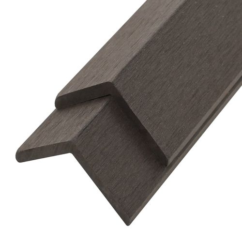 vidaXL 5 pcs Decking Angle Trims WPC 170 cm Light Brown