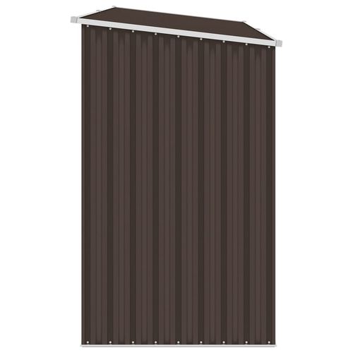vidaXL Garden Firewood Shed Green 245x98x159 cm Galvanised Steel