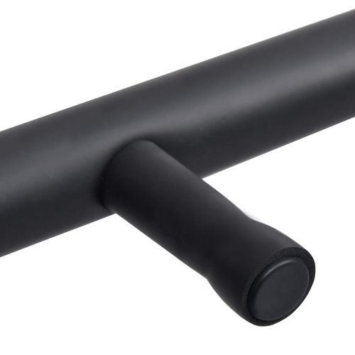 vidaXL Guitar Stand 7 Sections Black Steel